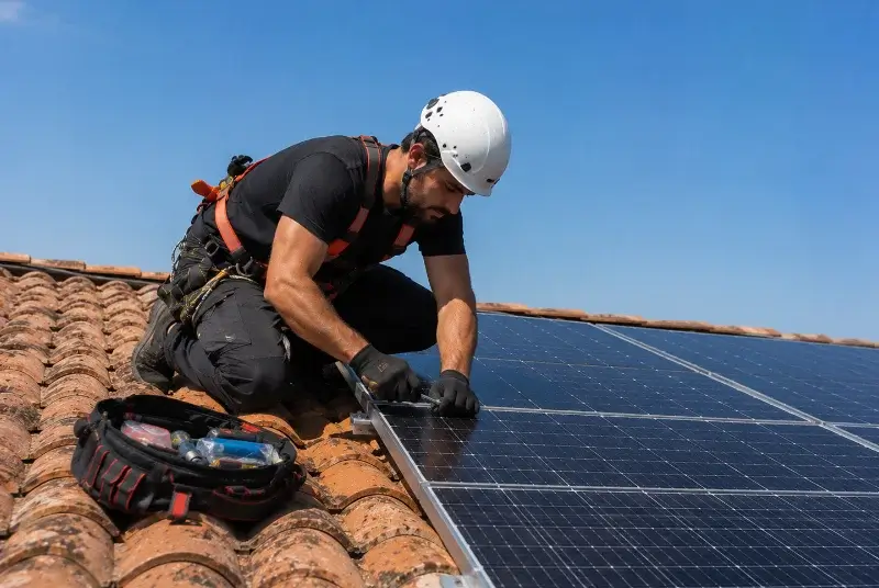 Maintenance et monitoring de panneaux solaires à Croix-Chapeau